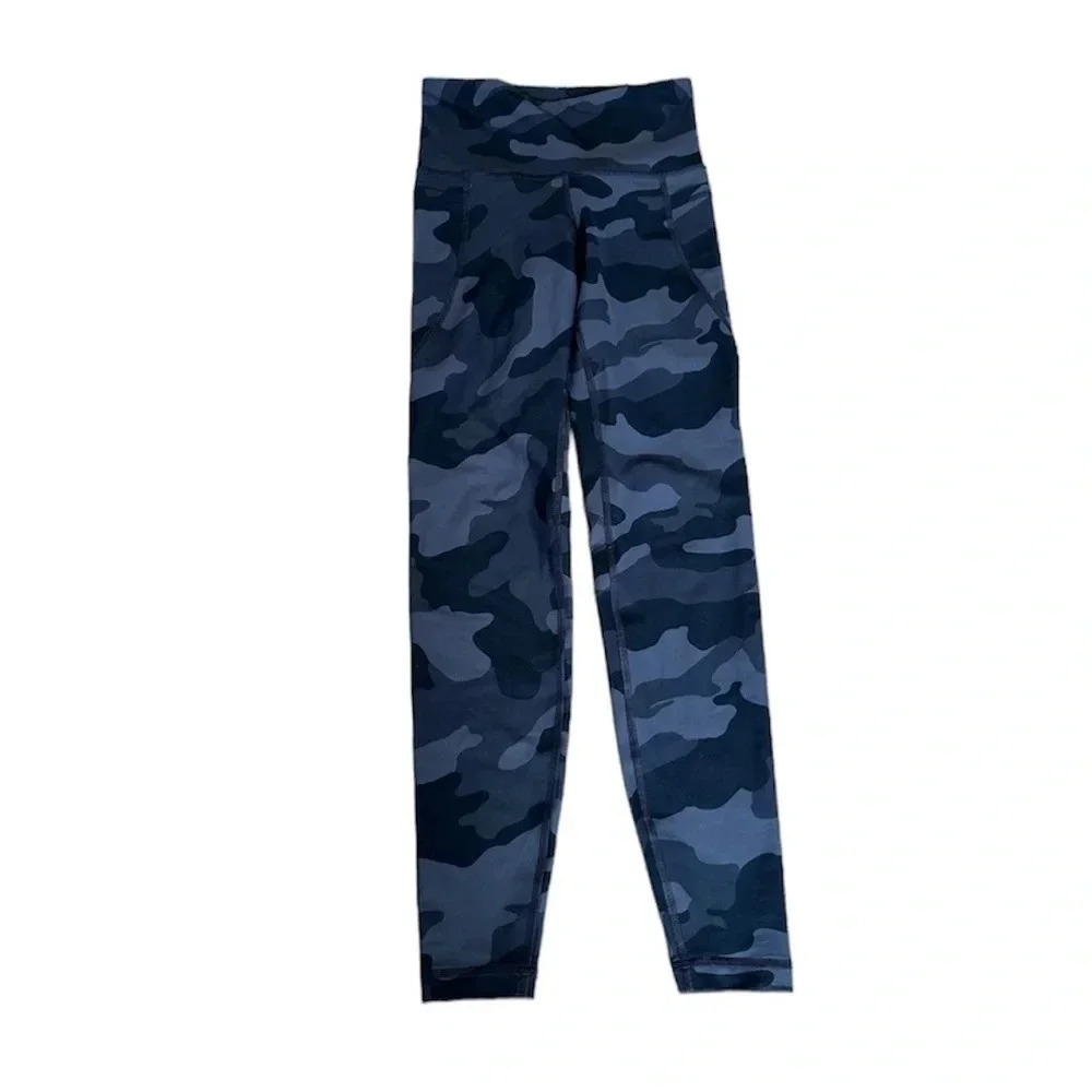 Old Navy Active Women's Elevate Legging Go-Dry High Waisted Camo Size XS GUC